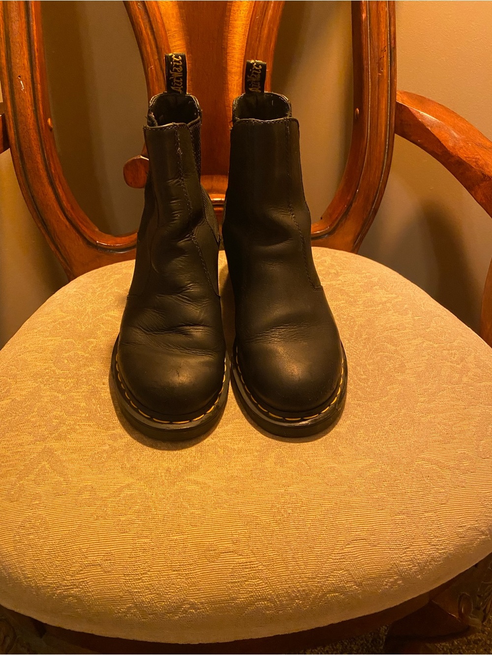 Dr. Martens Black Leather Chelsea Boot